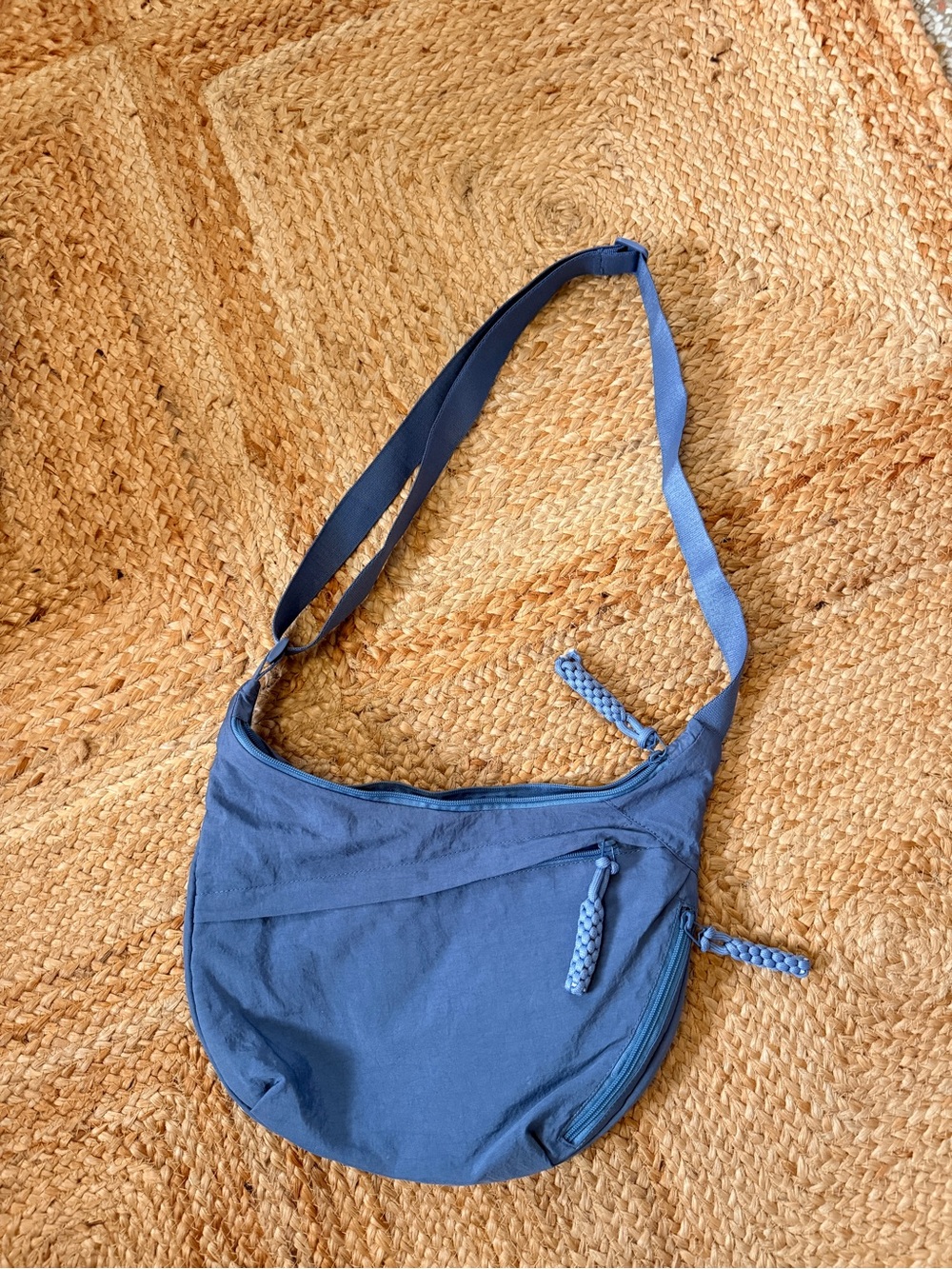 Casual Blue Crossbody Sling Bag